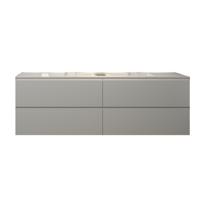 Badkamermeubelset Gliss Zeus 200 cm Mat Wit - thumbnail