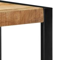 Wandschap 35x35x100 cm massief ruw mangohout - thumbnail