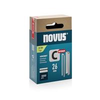 Novus Tools 042-0804 Nieten met smalle rug Type 4 1000 stuk(s) Afm. (l x b) 26 mm x 6.1 mm - thumbnail