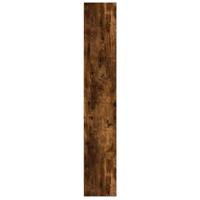 Boekenkast 60x24x143 cm bewerkt hout gerookt eikenkleurig - thumbnail