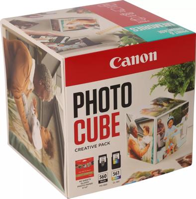 Canon Fotokubusset PG-560+CL-561 Origineel Combipack Zwart, Kleur, Blauw, Wit 3713C012