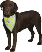 TRIXIE REFLECTERENDE BANDANA GEEL S-M 29-42 CM - thumbnail