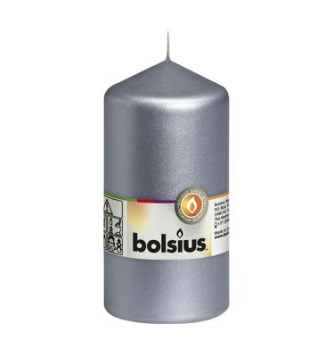 Bolsius Stompkaars 130/68 metal zilver (1 st)