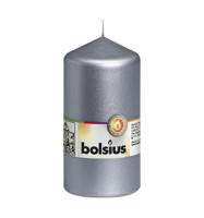 Bolsius Stompkaars 130/68 metal zilver (1 st) - thumbnail