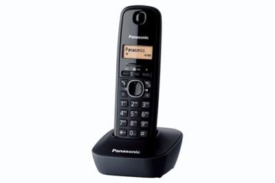 Panasonic KX-TG1611FRH Solo draadloze telefoon zonder antwoordapparaat Zwart