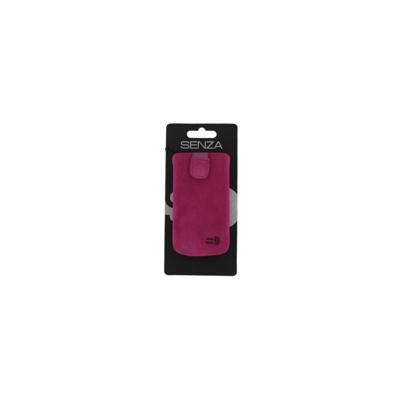 Senza Suede Slide Case Hot Pink Size XL