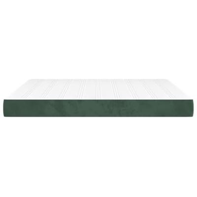 Pocketveringmatras 160x210x20 cm fluweel donkergroen Pocketveringmatras 160x210x20 cm fluweel donkergroen