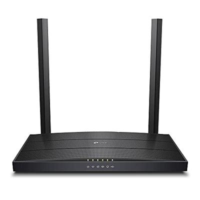 TP-Link Archer VR400 Modem Router Gigabit ADSL/VDSL, vezel, Wireless AC1200 Mbps, Dual Band 2,4 GHz + 5 GHz, USB 2.0 (geschikt voor Oostenrijks/Zwitserland, niet in Duitsland te gebruiken)