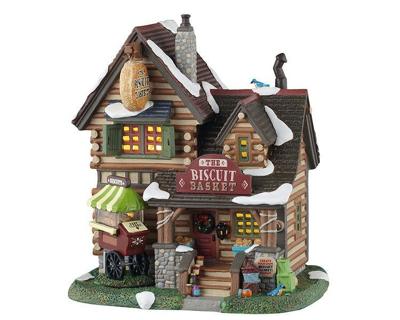 Lemax the biscuit basket verlicht kersthuisje Vail Village 2025