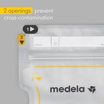 Medela Moedermelk bewaarzakjes 210ml 50 Stuks Medela Moedermelk bewaarzakjes 210ml 50 Stuks