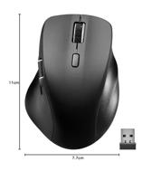 SpeedLink LIBERA Muis Bluetooth, Radiografisch Optisch Zwart 5 Toetsen 1000 dpi, 1600 dpi, 2400 dpi, 3200 dpi Geluidsarme toetsen, Geïntegreerd scrollwiel, - thumbnail