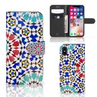 Apple iPhone X | Xs | Bookcase | Mozaïek - thumbnail