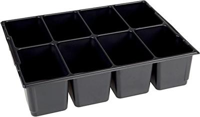 L-BOXX Verdeler voor kleine delen | B404xD317xH97 mm polystyreen | met 8 bakken | zwart | 1 stuk - 1000010129 - 1000010129 L-BOXX Verdeler voor kleine delen | B404xD317xH97 mm polystyreen | met 8 bakken | zwart | 1 stuk - 1000010129 - 1000010129