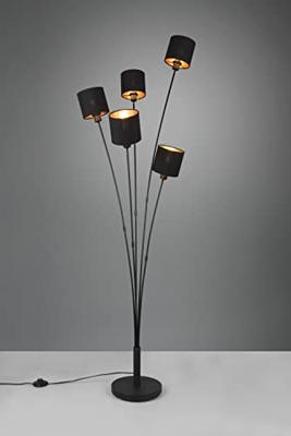 Trio VloerlampTommy 5-lichts zwart - R46335979