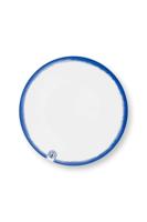 Pip Studio Ontbijtbord Pip & The Blue Bird Dip Dye Wit 23cm - thumbnail