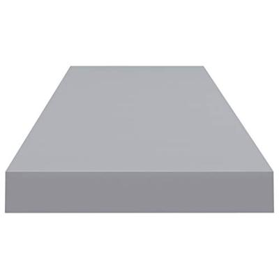 Wandschap zwevend 90x23,5x3,8 cm MDF grijs