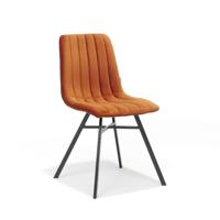 Stoel Pam Oranje - Set van 2 - thumbnail