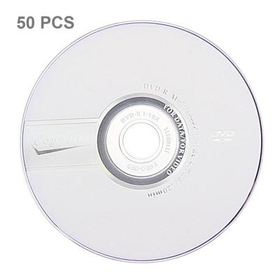 50 Stuks Lege 12cm DVD-R disk, 4.7GB/120 minuten