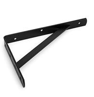 DX - Plankdrager BEAM / met schoor / 330x495 mm / staal zwart - thumbnail