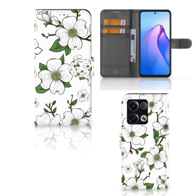 OPPO Reno8 Pro Hoesje Dogwood Flowers