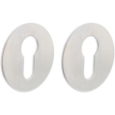 Intersteel Set van 2 cilinderrozettenTira zelfklevend RVS - 0035.340387