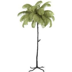Light & Living Vloerlamp 'Feather' kleur Olijfgroen