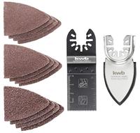 kwb 709890 Schuur- en polijstapparaat 14-delig - thumbnail