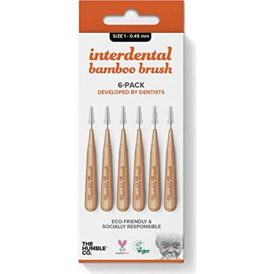 The Humble Co. Interdental borsteltje 6 st - oranje - 0.45 mm