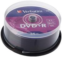 Verbatim DVD onbewerkt Spindel. 25 Stuk - thumbnail