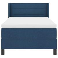 Boxspringbed met Matras - Blauw, 100 x 200 cm - thumbnail