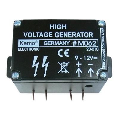 Kemo M062 Mini-hoogspanningsgenerator Module 9 V/DC, 12 V/DC Kemo M062 Mini-hoogspanningsgenerator Module 9 V/DC, 12 V/DC