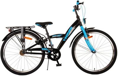Volare thombike kinderfiets - jongens - 24 inch - zwart blauw - twee handremmen