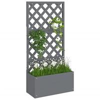 Plantenbak met latwerk 65x33x135 cm HKC - thumbnail