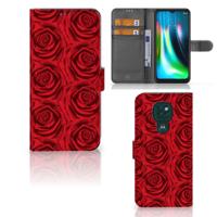Motorola Moto G9 Play | E7 Plus Hoesje Red Roses - thumbnail