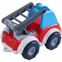 Haba brandweerwagen jongens 13 x 9 cm rood/blauw - thumbnail