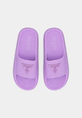 Guess Logo Slippers Dames Roze - Maat 39/40 - Kleur: Roze | Soccerfanshop