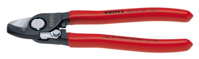 KNIPEX Kabelschaar 95 21 165 SB met openingsveer met | kunststof bekleed | gebruineerd 165 mm (zelfbedie 95 21 165 SB KNIPEX Kabelschaar 95 21 165 SB met openingsveer met | kunststof bekleed | gebruineerd 165 mm (zelfbedie 95 21 165 SB