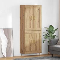 Hoge kast Artisan Eiken 69,5 x 34 x 180 cm Bewerkt hout - thumbnail