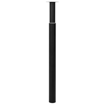 VidaXL Tafelpoten telescopisch 710-1100 mm zwart 2 st VidaXL Tafelpoten telescopisch 710-1100 mm zwart 2 st
