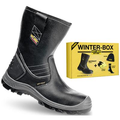 Safety Jogger Winterbox | Bestboot veiligheidslaars + sokken + Handschoenen + muts | Zwart | Maat 46 - SI9700460 Safety Jogger Winterbox | Bestboot veiligheidslaars + sokken + Handschoenen + muts | Zwart | Maat 46 - SI9700460