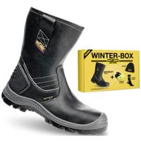 Safety Jogger Winterbox | Bestboot veiligheidslaars + sokken + Handschoenen + muts | Zwart | Maat 46 - SI9700460 - thumbnail