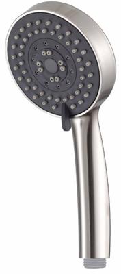 Saqu Essential handdouche rond met 3 straalsoorten RVS Saqu Essential handdouche rond met 3 straalsoorten RVS