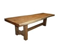 Rechthoekige eettafel Heavy - 300x80-95 - Naturel - Munggur - thumbnail