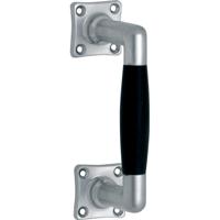 Deurgreep Ton vierkant rozet MMC/ebben - thumbnail