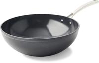 BK superior ceramic wokpan 30 cm zwart - thumbnail