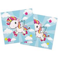 Folat BV Eenhoorn servetten, 20st. - thumbnail