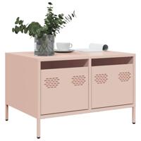 Tv-meubel 68x50x43,5 cm koudgewalst staal roze - thumbnail