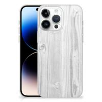 iPhone 14 Pro Max | Bumper Hoesje | White Wood - thumbnail