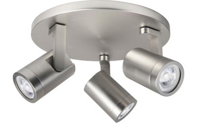 Highlight OpbouwspotHalo Spot nikkel 3-lichts rond - S7147.30