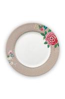 Pip Studio Blushing Birds Dinerbord Khaki 26.5 cm - thumbnail